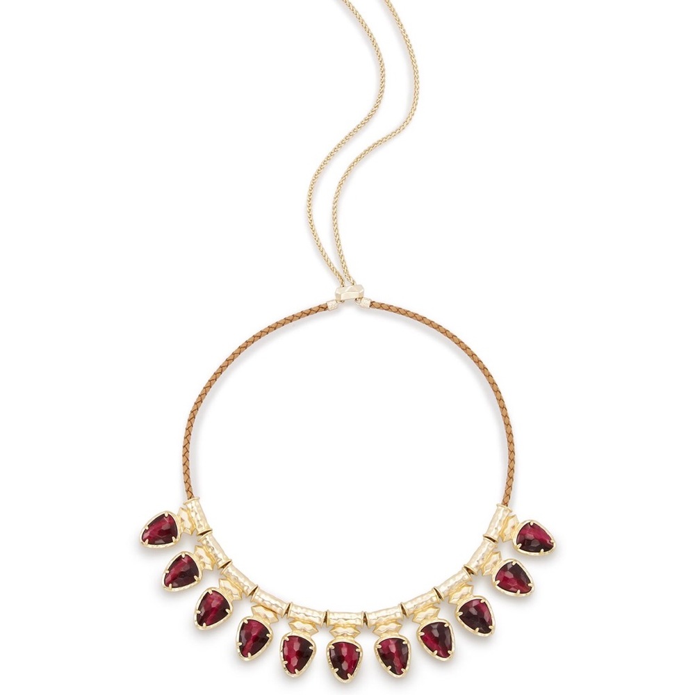 Tigers eye KS adjustable statement necklace